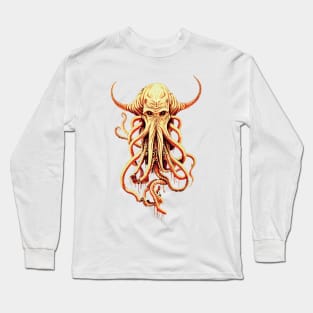 Cthulhu is waiting for you at the sea bottom Long Sleeve T-Shirt